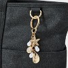 Mixed Simulated Pearl & Seashell Cluster Handbag Charm - A New Day™ Gold - 2 of 2