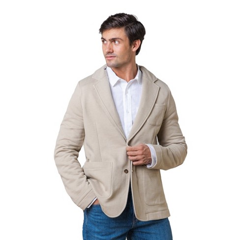 Hope Henry Men s Fleece Blazer With Elbow Patches Target