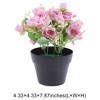 Unique Bargains Artificial Plants Spring Flower Plastic 4.33"x4.33"x7.87" 1 Pc - 3 of 4