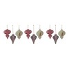 Wood Finial Ornament (Set of 12) - 2 of 4