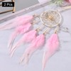 Unique Bargains Small Handmade Macrame Dream Catchers for Home Decoration 2 Pcs - 3 of 4