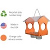 JCs Wildlife Poly Lumber Orange Oriole Bird Feeder 3000 - Hanging Oriole Jelly Feeder, Baltimore Oriole Feeder - Made in the USA - 2 of 3