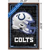 Trends International NFL Indianapolis Colts - Neon Helmet 23 Framed Wall Poster Prints - 3 of 4