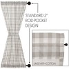 Annie Buffalo Grey Check Door Panel 72x40 - 3 of 4