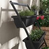 SKRAN Raised Garden Bed,4 Tier Vertical Garden Planter Set, 4 Outdoor Planter Boxes with Stand,Self Draining Design Elevated Garden for Herbs - 2 of 4