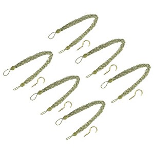 Unique Bargains Hand Woven Decorative Braided Curtain Tiebacks - 1 of 4