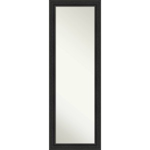 18" x 52" Non-Beveled Shipwreck Black Narrow Full Length on The Door Mirror - Amanti Art: Wall Mount, Bedroom, Polystyrene Frame - 1 of 4