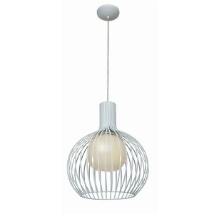 Access Lighting Chuki 1 - Light Pendant in  White - 1 of 2