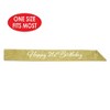 Beistle Happy  21st  Birthday Glittered Sash, 32.5" x 3.5", (2/Pkg) Multicolored - 4 of 4