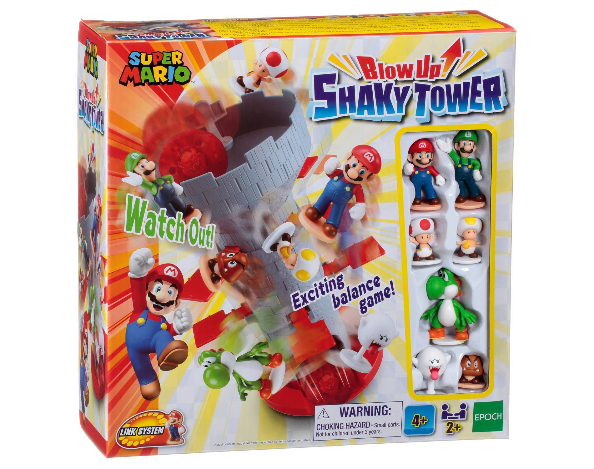 Epoch Games Super Mario Blow Up! Shaky Tower Game