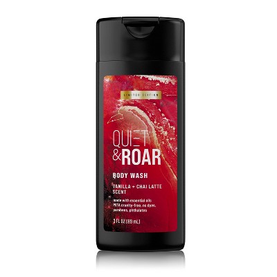 Quiet & Roar Limited Edition Mini Body Wash - Vanilla & Chai Latte - 3 fl oz