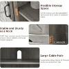 TV Stand with Fireplace for 65+ Inch TV, Farmhouse Entertainment Center with 18" Fireplace & Sliding Door, Wood TV Consoles for Living Room - 3 of 4