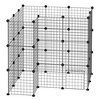 PawHut Pet Playpen DIY Small Animal Cage 36 Panels Portable Metal Wire Yard Fence with Door and Ramp for Rabbits, Kitten, Puppy 14 x 14 in - image 4 of 4