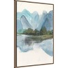 Amanti Art Be Clear to Reflect II by Lila Bramma Framed Canvas Wall Art - 3 of 4