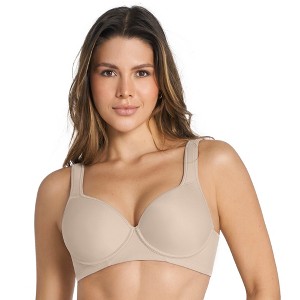 LeSensuel LeSensuel Underwire Bras for Women Full Coverage Comfy Padded Straps - Comfortable Bras for women - - 1 of 4