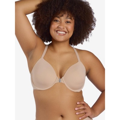 Leading Lady The Luna - Front-Closure Racerback Power Mesh Bra