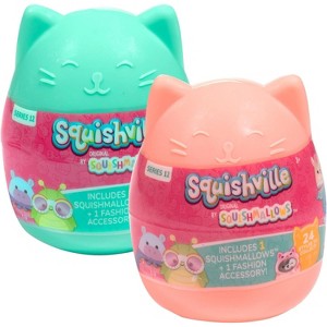 Squishmallows Squishville 2-Pack Capsules Series 12- Official Jazwares Plush - Mini Mystery Stuffed Animal Toy Styles May Vary - Gift for Kids - 1 of 3