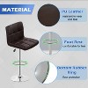 BestMassage Bar Stools Set of 2 Modern Adjustable Height Bar Stool Counter Bar Stool - 3 of 4