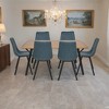 LeisureMod Ravenna 7-Piece Dining Set, 1 Y-Shape Legs Table 6 Dining Chairs - 2 of 4