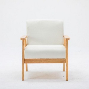 HOMLUX Bahamas Linen Fabric Chair - 1 of 2