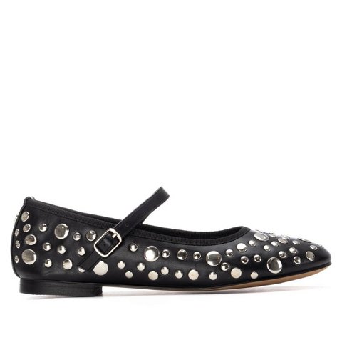 Обувь XTI Women's pointy toe ballerina flats 144651 BLACK 6