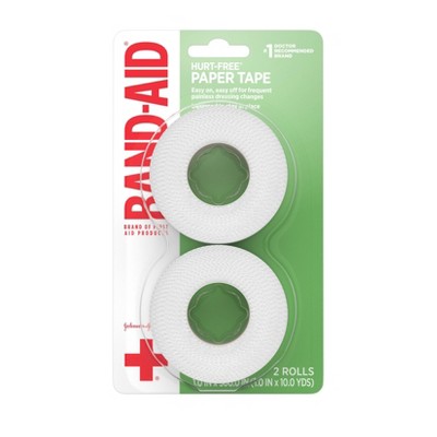 Band Aid Brand of First Aid Products Hurt Free Paper Tape - 20yds