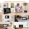 Aoibox Digital Calendar Alarm Clock with Day and Date for Seniors -15 Alarms, 5 Color Displays,Auto Dimming, Medication Reminders,Photo Frame Function - 4 of 4