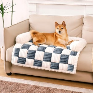 FUNNY FUZZY Dog Bed for Small Dogs - Orthopedic Dog Sofa with Removable Washable Cover and Anti-Slip Bottom - 1 of 1