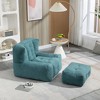NicBex Bean Bag Chair,Beanbag Chair with Ottoman,Adult Lounge Sofa,Comfy Chair for Living Room Bedroom - 2 of 4