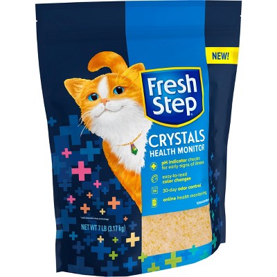 Fresh Step Crystals Health Monitor Cat Litter - 7lbs