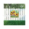 Cottage Garden West of The Wind SUNSHINY Day Yellow, Green, Teal 24 x 24 Inch Waterproof Gallery Wrapped Canvas, Outdoor Garden, Yard, Patio All - 2 of 2