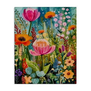Stupell Industries Whimsical Floral Garden, 16" x 20" - 1 of 4