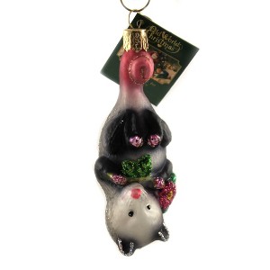 Old World Christmas 4.25 In Blossom Opossum Playing Possem Ornament Tree Ornaments - 1 of 3