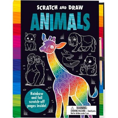 Scratch and Draw Animals - by  Nat Lambert & Imagine That (Hardcover)