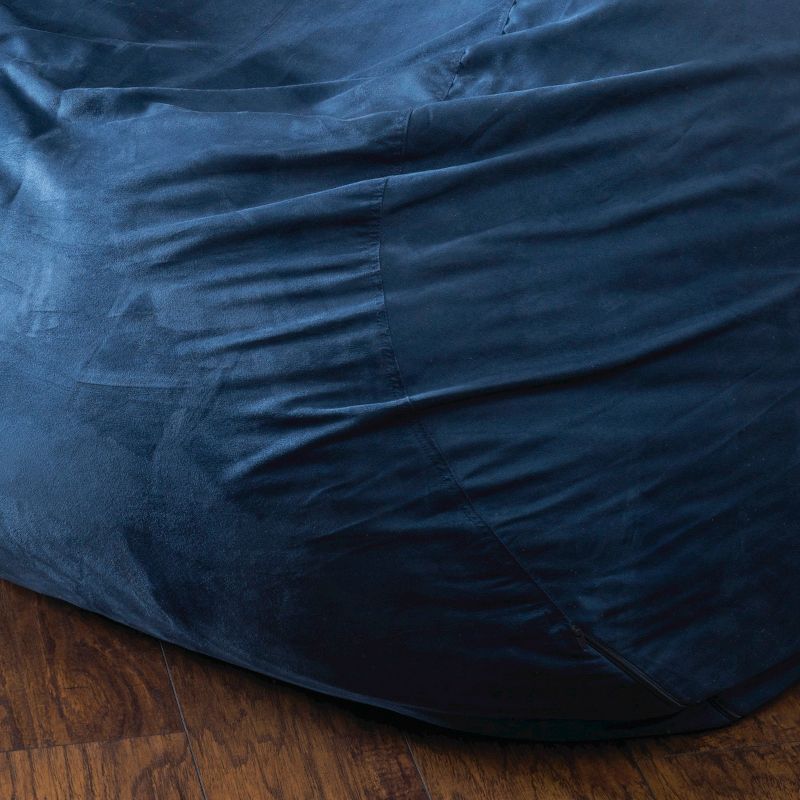 Madison Faux Suede Beanbag 5' - Christopher Knight Home, 4 of 7