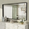 Apmir High-Strength Tempered Glass and Aluminum Alloy Framed French Cleat Mounted Wall Decor Bathroom Vanity Mirror with 5-Year Warranty - 4 of 4