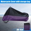 Unique Bargains 180T Rain Dust Motorcycle Cover Outdoor Waterproof Protector - 4 of 4
