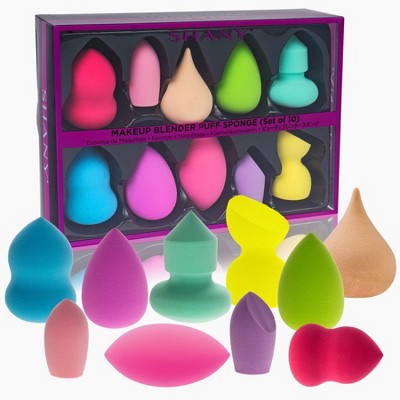 SHANY Makeup Blender Beauty Puff Sponge Set  - 10 pieces