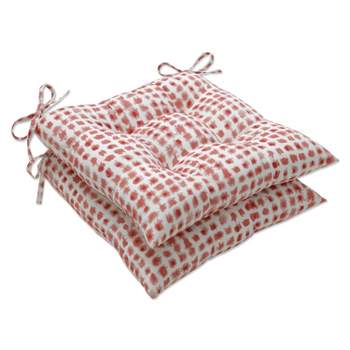 2pk Outdoor/Indoor Wrought Iron Seat Cushion Alauda - Pillow Perfect