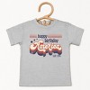 The Juniper Shop Happy Birthday America Retro Toddler Short Sleeve Tee - 2 of 4
