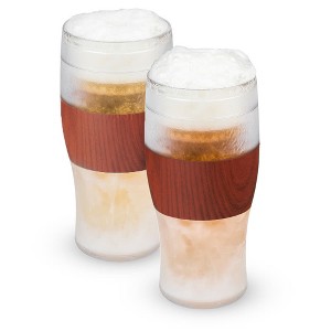 Host Freeze Beer Glasses, 16 ounce, Set of 2 - 1 of 4