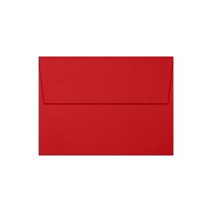 LUX A7 Invitation Envelopes 5 1/4 x 7 1/4 50/Box Ruby Red EX4880-18-50 - 1 of 3