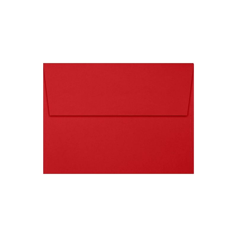 LUX A7 Invitation Envelopes 5 1/4 x 7 1/4 50/Box Ruby Red EX4880-18-50, 1 of 4