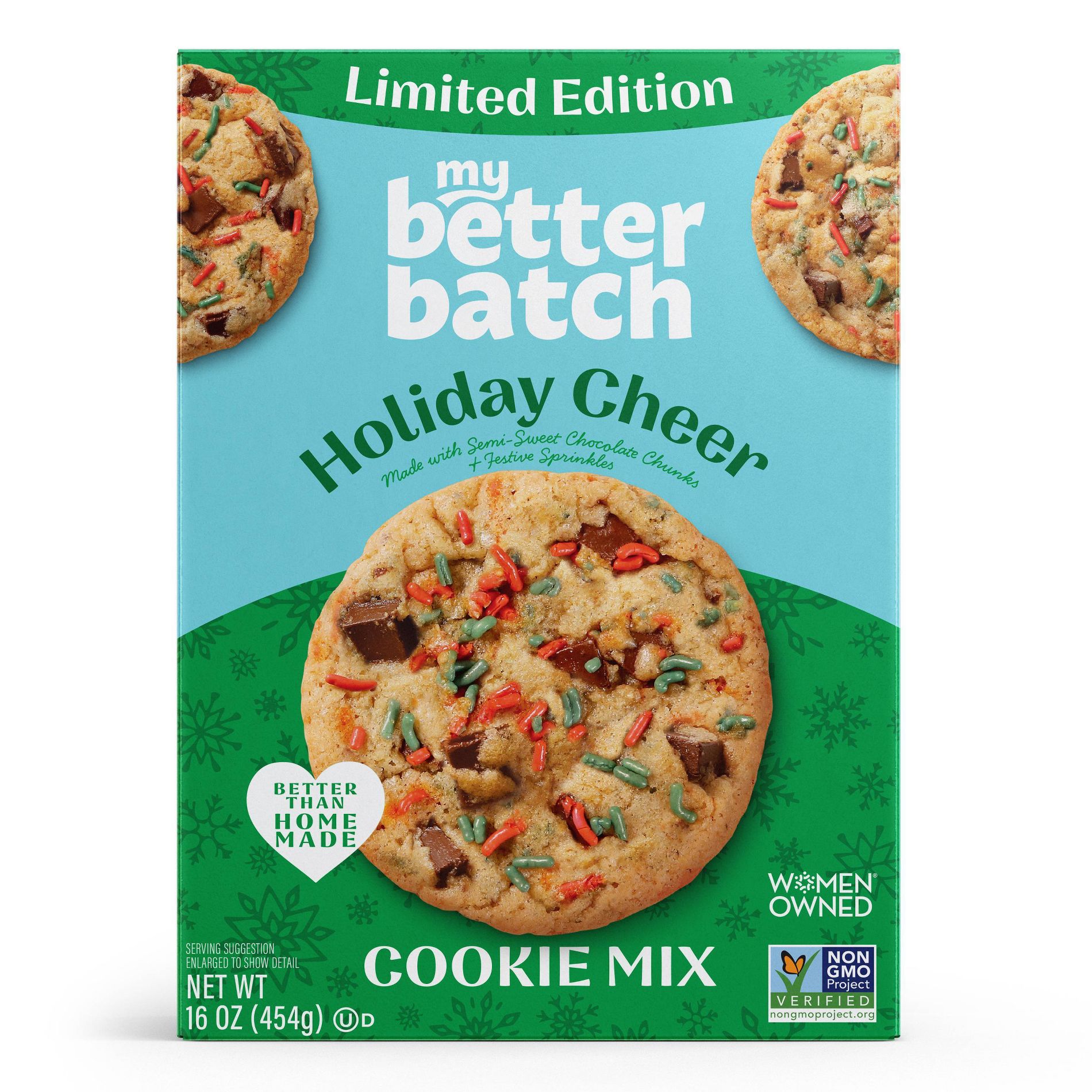 My Better Batch Holiday Cheer Cookie Mix - 16oz
