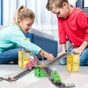 PICASSO-TILES Race Track Magnetic Tiles for Kids, 62PCS with 2 Racing Cars and 2 Character Figures, Construction STEM Building Blocks Educational Toy - 4 of 4