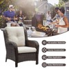 Gymojoy Outdoor Patio Chair with Table High Back Club Chair - 4 of 4