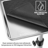 Saloniture Rolling Salon Aluminum Instrument Tray - Portable Hair Stylist Trolley with Mat - image 3 of 4