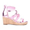 Olivia Miller Girl's Gurly  Girl Wedge Sandal - 2 of 4