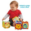 Kidoozie Discovery Soft Blocks for Infants and Toddlers ages 3-18 months; Texture, Shapes and Sounds to Engage the Senses - 2 of 4