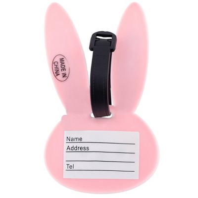 Kids' 5-Piece Pink Bunny Hard Shell Spinner Luggage Set